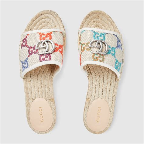 gucci slides espadrilles